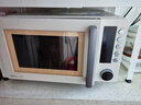 美的（Midea）空气炸微波炉烤箱一体机复古奶油风高颜值无油低脂大功率APP智能变频不锈钢内胆25L（PC23F5W） 实拍图