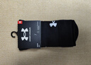 安德玛（Under Armour）篮球袜子 运动袜男女 跑步羽毛球防臭袜中筒棉袜 黑色XL码三双装 实拍图