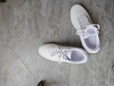特步情侣男女板鞋小白鞋空军一号冬季革面保暖运动板鞋休闲鞋 实拍图
