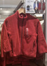 优衣库童装男童女童摇粒绒拉链茄克长袖外套夹克478141 15 珊瑚红色 160 实拍图