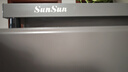 森森（SUNSUN）大型鱼缸底过滤水族箱客厅家用落地玻璃生态金鱼缸 超白款升级底滤 1.2米长42cm宽（黑白灰可选） 实拍图