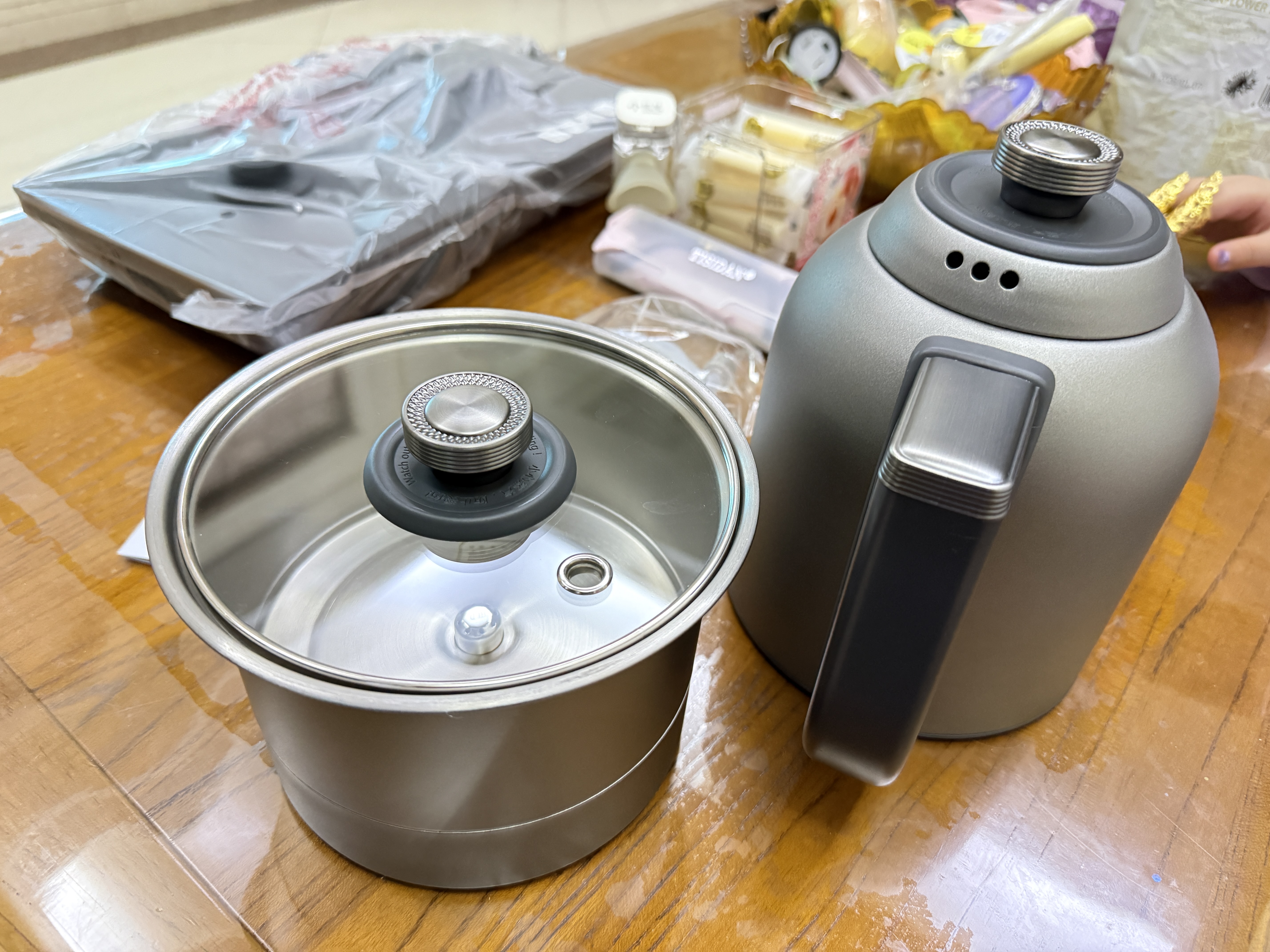 欧美特（OUMETE）纯钛全自动上水电热水壶烧水壶家用办公茶台一体机茶桌茶几嵌入式茶具套装OMT-JS1920 实拍图