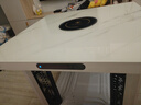 长虹（CHANGHONG） 电暖桌正方形烤火桌电炉电热取暖桌电烤桌客厅电暖炉烤火炉桌子一体取暖器家用冬季多功能电烤炉 石纹白80*80 【电陶炉+钢化玻璃+变频省电】 实拍图