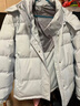 鸭鸭（YAYA）羽绒服女2025最新款冬季小个子显瘦蓄热加厚保暖云感泡芙韩版外套 米色 2XL (建议155-165斤) 实拍图