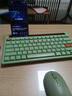 B.O.W 航世 K150 ipad蓝牙键盘鼠标套装pro带卡槽办公键鼠 男女生适用安卓ipad平板笔记本电脑无线键鼠 叶绿色【三蓝牙键盘+绿鼠标】丨支持多设备连接 实拍图