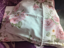 富安娜家纺床上四件套纯棉100%全棉床笠床品套件双人被套汐颜203*229cm 实拍图
