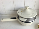 美的（Midea）电炒锅 电蒸锅 电煮锅 家用多功能电火锅 煎炒蒸煮炒菜锅 4L多用途锅一体宿舍锅 HCG2816 配蒸笼 实拍图