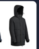 京东京造羽绒服男短款男士连帽滑雪服派克服外套男新年衣服 黑色 3XL 实拍图