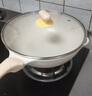 炊大皇  炒锅 麦饭石色不粘锅多功能少油烟炒菜锅平底30cm 电磁炉通用  实拍图