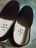 3514老北京布鞋工作鞋轻便一脚蹬爸爸鞋传统布鞋男士休闲鞋  黑色 43 实拍图