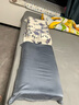 京东京造 真丝枕套 6A级桑蚕丝 丝绸纯色轻奢枕头套 48x74cm 单只装 灰色 实拍图