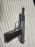 新款AQK1911黄河牌高端发射器模型正品玩具枪全冰凉安全模型手枪 十代精调版力量王（镜面银） 实拍图