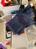 匹克匹克冬季保暖手套防寒针织毛线手套户外骑行电动车防滑可触屏藏青 实拍图