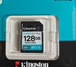 金士顿（Kingston）128GB SD存储卡 U3 V30 相机内存卡 高速sd卡大卡 4K超高清拍摄 读速200MB/s 实拍图