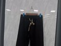 主意范（ZHUYIFAN）胖子大码230斤裤子男直筒秋冬款工装裤潮牌大码直筒阔腿休闲裤 A001-K1050黑色 4XL (190) 190-205斤可穿 实拍图