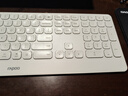 雷柏（Rapoo）E9500G升级款 110键无线/蓝牙多模键盘 刀锋超薄紧凑便携无线键盘 电脑笔记本商务办公键盘 白色 实拍图
