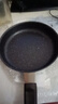 【亏本清仓】韩式麦饭石色不粘锅平底锅铁锅电磁炉不带盖 黑色小煎锅 16cm 实拍图