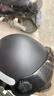 轩沁轩香电动车头盔骑行男女士半盔摩托车电瓶车冬季防冻保暖夏天遮阳防晒帽四季通用盔3c认证雾天用安全帽 哑黑茶短【升级3C款】 均码 实拍图