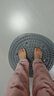 SMOOKY指压板脚底按摩脚垫穴位疏通脚心指压板仿鹅卵石圆形垫慢跑 冰川灰【圆形直径约55cm】 实拍图