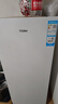 海尔（Haier）冰柜家用 立式新一级节能抽屉式小冷柜 深冷速冻海鲜冷冻柜冷藏小冰柜 138升 +风冷无霜+黑金净化抗菌+电子控温 实拍图
