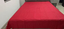 富安娜床上四件套婚庆提花纯棉床上用品大红套件1米5/1米8床(203*229cm) 实拍图
