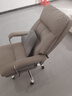 顾全电脑椅老板椅160°可躺 舒适办公椅人体工学椅大班椅C570金咖纤 实拍图