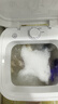 扬子迷你洗衣机全自动小型内衣内裤懒人洗衣机洗脱一体学生宿舍儿童婴儿洗袜子机带脱水租房半自动 白7.5KG【洗脱两用+蓝光+强力洁净】 实拍图