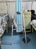 鱼跃（Yuwell）老人助行器YU730A骨折拐杖折叠便携手推带轮车坐板四脚手杖助行架 实拍图