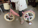 永久（FOREVER）永久儿童自行车永久自行车儿童 自行车3-6岁折叠自行车儿童单车 高配粉|一体轮+折叠+辅助轮+礼包 16寸|身高105-130cm 实拍图
