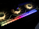 酷月（COOLMOON） AR28灯带led灯条 磁吸式自粘碎钻5V神光同步台式机电脑机箱装饰氛围灯 光污染多接口串联ARGB灯条 29cm碎钻LED灯条【磁吸可串联】黑色 实拍图