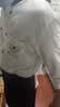 耐典厨师工作服长袖男女同款双排扣餐厅厨房厨师服工作服白色XL 实拍图