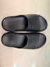 京东京造【3.5cm踩屎感】eva厚底拖鞋男士防臭休闲凉拖鞋夜色黑 42-43 实拍图