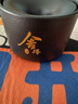 乐卡利 黑陶漏斗烟灰缸茶渣缸家用桌面建水陶瓷茶水缸茶洗杯茶道配件  实拍图