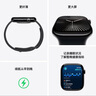 Apple/苹果 Watch Series 10 智能手表GPS款42毫米银色铝金属表壳丹宁色运动型表带S/M MX1J3CH/B 实拍图