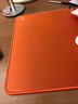 京东京造鼠标垫中号电竞游戏垫电脑桌垫电竞专用游戏鼠标垫细面 加厚超软橡胶底下沉锁边 橙色360*300*4mm 实拍图