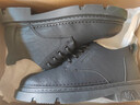海澜之家HLA男士休闲鞋子男款皮面厚底工装鞋 L011(增高款）黑色39 实拍图