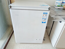 海尔（Haier）142L单温冰柜小型家用小冰柜商用减霜一级能效冷藏冷冻转换深冷冷柜小冰箱BC/BD-142GHW9D国家补贴 实拍图