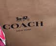 蔻驰（COACH）奥莱男士经典标志拉链卡包老花 QB/炭黑色/黑色 实拍图
