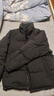 京东京造羽绒服男女情侣同款真鸭绒冬季保暖外套面包服加厚短款 黑色 L 实拍图