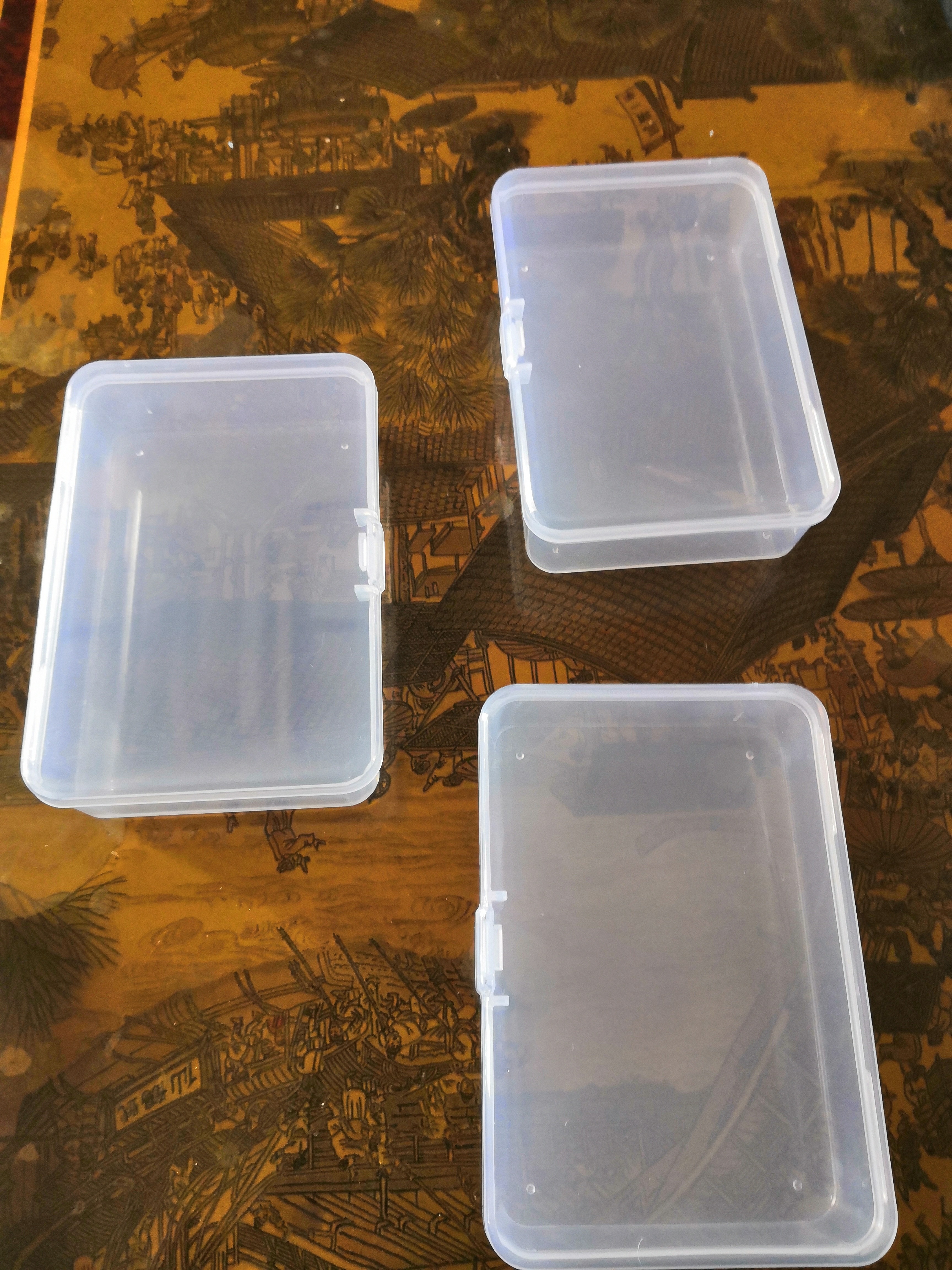 小马宝莉卡牌盒 扑克牌收纳盒 套塑料透明牌盒子游戏卡卡片整理盒 透明款1个9.5*6.5*2.5 实拍图