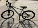 京东京造 XC300山地自行车铝合金禧玛诺21速机械碟刹成年人学生17寸时空银 实拍图