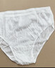 安可新一次性内裤女士纯棉无菌旅行免洗日抛独立包装100%纯棉 4条 L码 实拍图