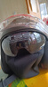 凤凰（Phoenix）新国标A类3C认证电动车摩托车头盔双镜片防雾防风保暖哑黑 男女四季通用电瓶车3/4半盔冬季安全帽 实拍图