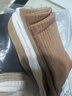 南极人女士袜子女秋冬【100%纯棉】抑菌防臭无骨抗起球吸汗透气中长筒袜 实拍图
