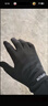 迪卡侬（DECATHLON）手套秋男女跑步健身骑行保暖触屏运动全指五指RUNC 薄绒款黑色 L 实拍图