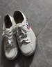 大孚飞跃学生帆布鞋女训练田径鞋男百搭小白鞋配裙子防滑运动跑步鞋501 白色 42 （偏大一码） 实拍图