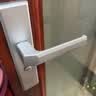 虎顿（HOTUN）卫生间门锁家用通用型浴室把手锁具厕所洗手间铝合金单舌L05银色 实拍图