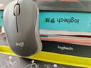 罗技（Logitech）M185鼠标 无线鼠标 办公鼠标 对称鼠标 黑色灰边 带无线2.4G接收器 实拍图