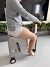 爱尔威（Airwheel）电动行李箱可骑行智能拉杆登机箱可坐可代步20英寸 SX豪华版一银 实拍图