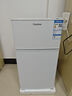 荣事达（Royalstar）小冰箱小型家用出租房双门一级能效宿舍冷藏冷冻两用节能电冰箱 76L9RSZ【一级能效】【三天不到1度电】白 实拍图